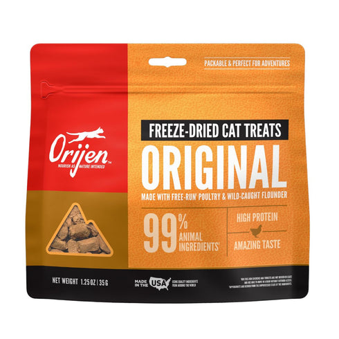 Orijen Freeze Dried Original Cat Treats 1.25oz - Poudre Pet and Feed Supply