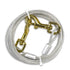 Four Paws Walk-About Tie-Out Cable - Heavy Weight Silver 10 Feet - Poudre Pet & Feed Supply 3
