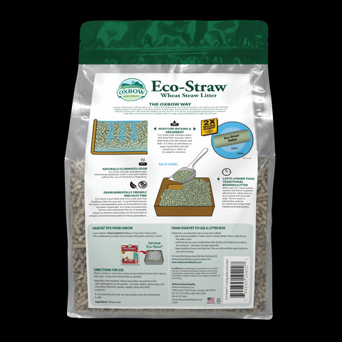 Oxbow Eco Straw Litter 8lb