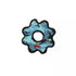 Tuffy's Ultimate: Gear Ring Blue Dog Toy