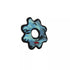 Tuffy's Ultimate: Gear Ring Blue Dog Toy