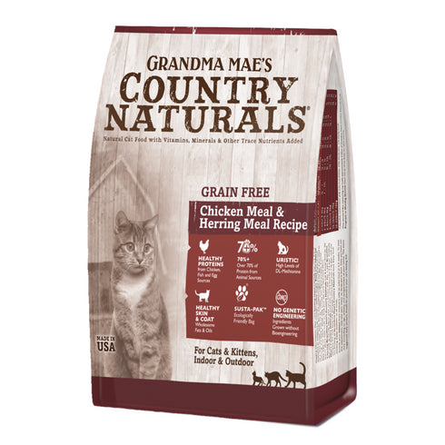 Grandma Mae's Chicken & Herring Grain Free Dry Cat Food 6lb - Poudre Pet and Feed Supply