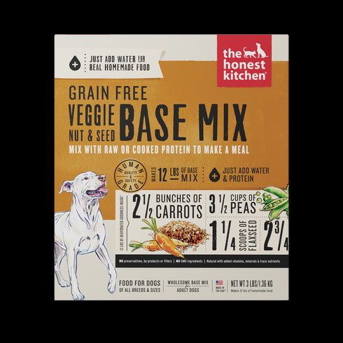 Honest Kitchen Grain Free Base Mix Veggie, Nut & Seed Dry Dog Food 3lb - Poudre Pet and Feed Supply 1