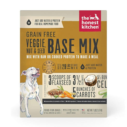 Honest Kitchen Grain Free Base Mix Veggie, Nut & Seed Dry Dog Food 7lb - Poudre Pet and Feed Supply