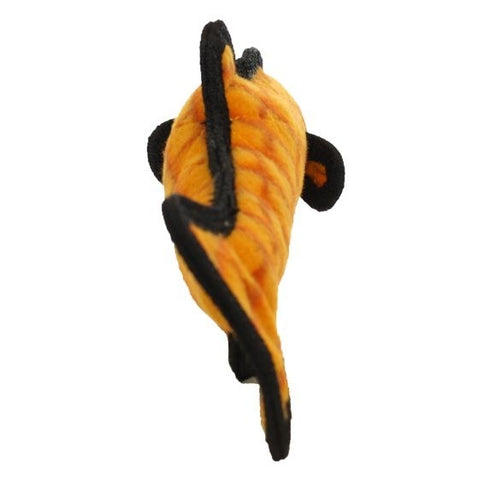 Tuffy's Ocean Creature Trout, Durable Dog Toy, Orange