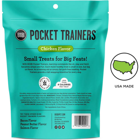 Bixbi Pocket Trainers Chicken Dog Treats 6oz - Poudre Pet & Feed Supply 2