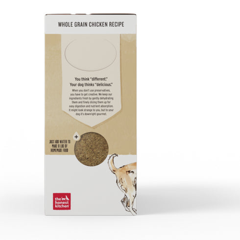 Honest Kitchen Whole Grain Chicken Recipe Dehydrated Dog Food 2lb - Poudre Pet and Feed Supply