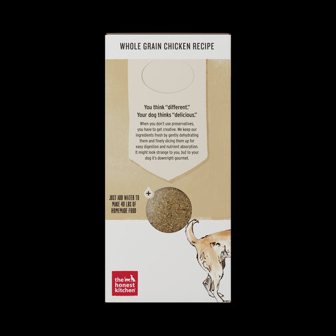 Honest Kitchen Whole Grain Chicken Recipe Dehydrated Dog Food 10lb - Poudre Pet and Feed Supply