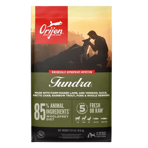 Orijen Tundra Dry Dog Food 25lb - Poudre Pet and Feed Supply