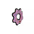 Tuffy's Ultimate Gear Ring Pink Leopard Dog Toy