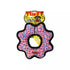 Tuffy's Ultimate Gear Ring Pink Leopard Dog Toy