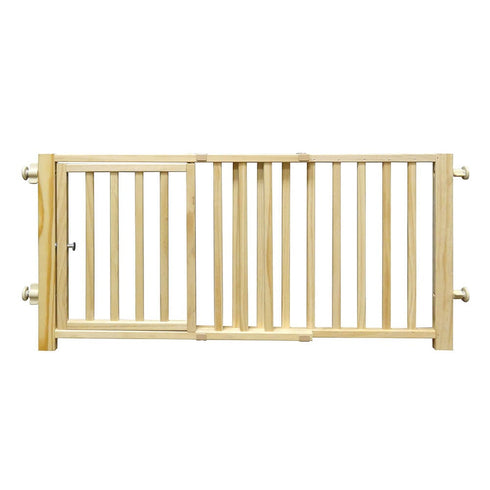Four Paws Walkover Wood Dog Gate With Door - Poudre Pet & Feed Supply 2