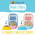 Weruva Meals 'n More Woof Woof Floof Skin & Coat Wet Dog Food Variety Pack - 10 3.5oz Cups