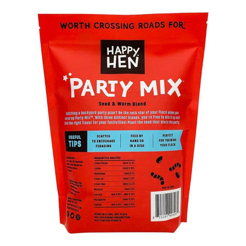 Happy Hen Treats Party Mix Seed & Worm Blend Chicken Treats 2lb - Poudre Pet and Feed Supply