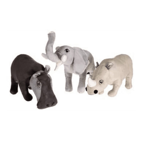 PetSport Safari Suede Animals Assorted, Dog Toy