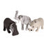PetSport Safari Suede Animals Assorted, Dog Toy