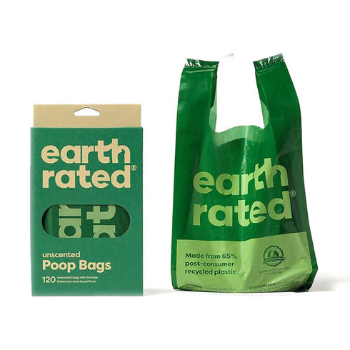 Earth Rated Poop Eco Bag With Easy-Tie Handle Unscented 120 Bags poudrefeed.com