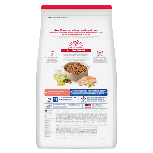 Hill's Science Diet Adult 1-6 Dry Dog Food - Salmon & Brown Rice - 4.5lb Bag