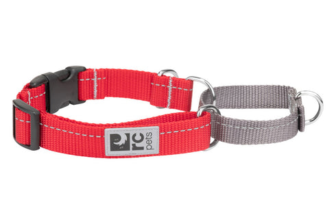 RC Pets Primary Web Training Clip Dog Collar - L - Red