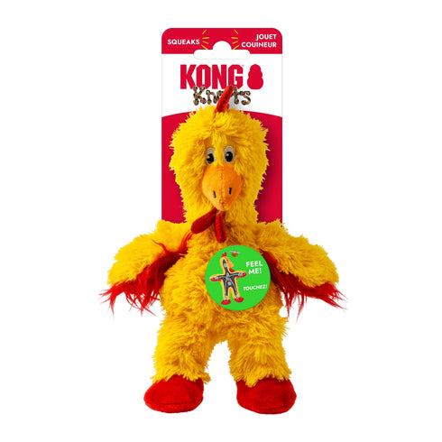 Kong Knotz Chicken Dog Toy - Small/Medium