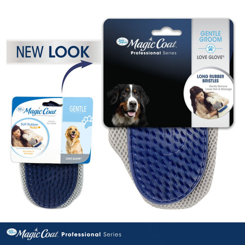 Four Paws Magic Coat Professional Series Love Glove Dog Grooming Mitt - Poudre Pet & Feed Supply 4