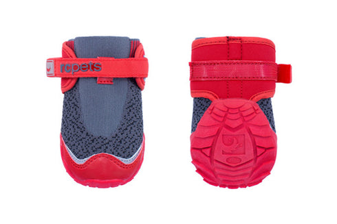 RC Pets Apex Dog Boots - L - Grey & Goji Berry