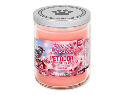 Speciality Pet Products Pet Odor Exterminator Candle - Cherry Blossom - 13oz Candle