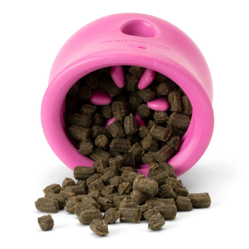 West Paw Toppl Puzzle Dog Toy - Large - Hot Pink