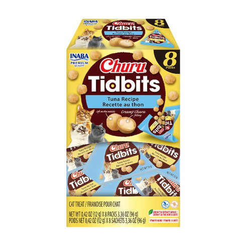 Inaba Churu Tidbits Cat Treats - Tuna - .24oz Pouch