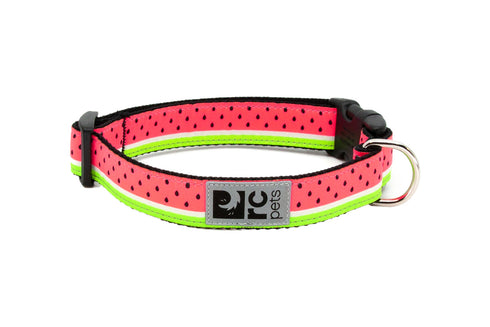 RC Pets Standard Dog Collar - M 1" - Watermelon