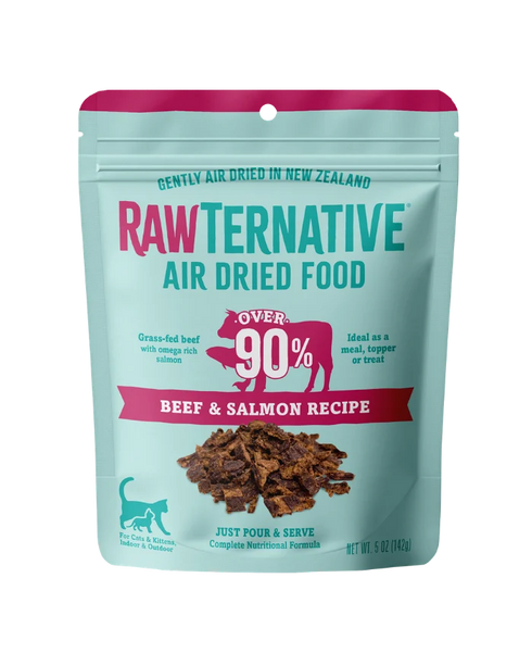 RawTernative Air Dried Cat Food - Beef & Salmon - 5oz Pouch