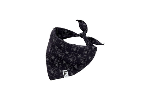 RC Pets Flare Reflective Dog Bandana - Small/Medium - Black