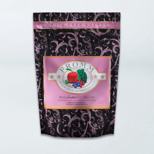 Fromm Four-Star Grain Free Dry Cat Food - Beef Livattini Veg - 10lb Bag