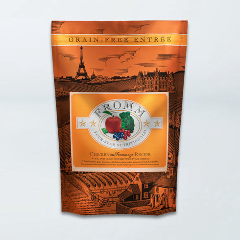 Fromm Four-Star Dry Dog Food - Chicken Au Frommage - 4lb Bag