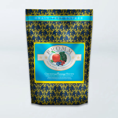 Fromm Four-Star Grain Free Dry Cat Food - Chicken au Frommage - 10lb Bag