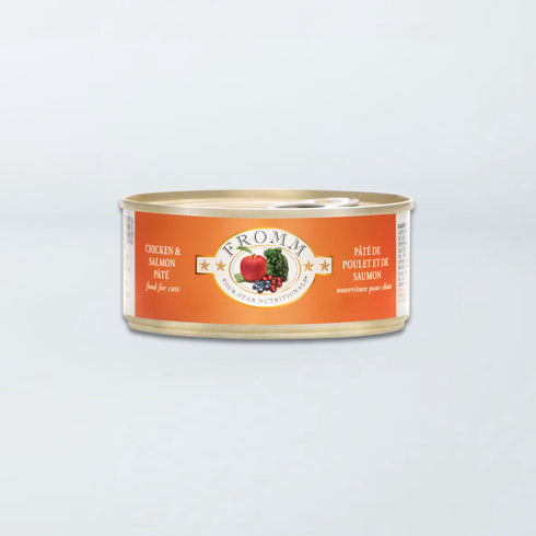 Fromm Four-Star Wet Cat Food - Chicken & Salmon Pâté - 3oz Can