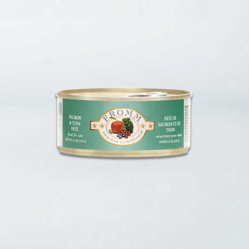 Fromm Four-Star Wet Cat Food - Salmon & Tuna Pâté - 3oz Can