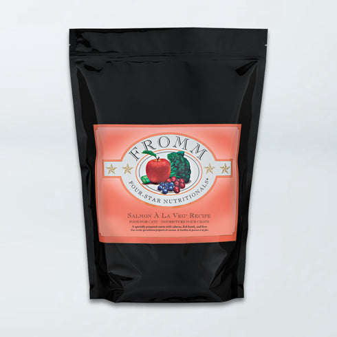 Fromm Four-Star Dry Cat Food - Salmon Á La Veg - 4lb Bag