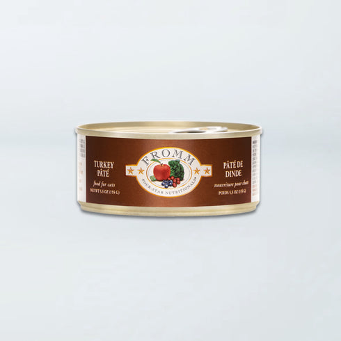 Fromm Four-Star Wet Cat Food - Turkey Pâté - 5.5oz Can