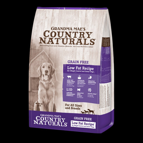 Grandma Mae's Country Naturals Grain Free & Low Fat Dry Dog Food - Pork - 26lb Bag