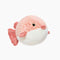 Fluff & Tuff Dottie Puffer Fish Plush Dog Toy