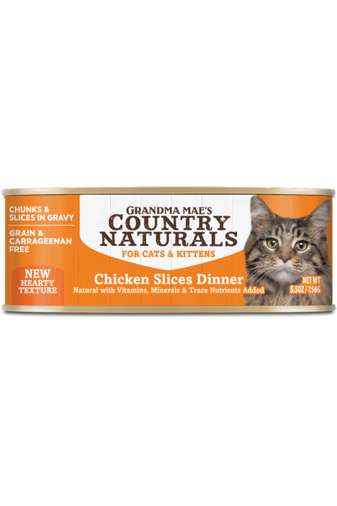 Grandma Mae's Country Naturals Wet Cat Food - Chicken Slices - 5.5oz Can