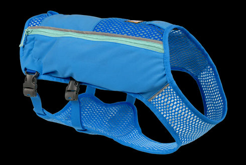 RuffWear Trail Runner Dog Running Vest - Small - Blue Pool