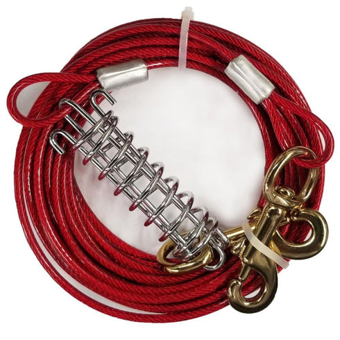 Four Paws Walk-About Tie-Out Cable - Medium Weight 30 Feet Poudre Pet & Feed Supply 3