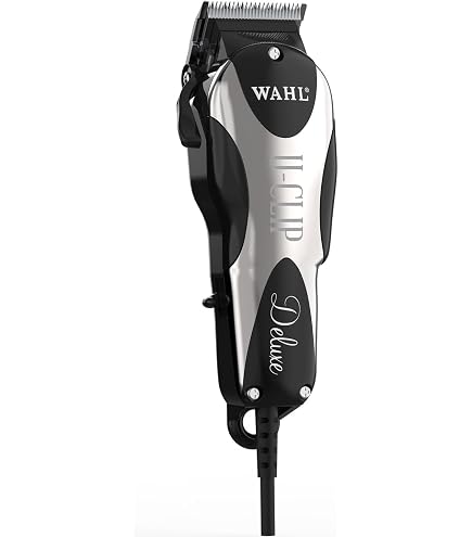 Whal Deluxe U-Clip Pet Gromming Clipper - Black/Silver