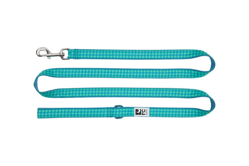 RC Pets Dog Leash - 1" x 6' - Green Gingham