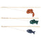 Ethical Products Dura-Fused Leather Fish Wand Cat Toy