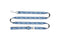 RC Pet Dog Leash - 3/4" x 6' - Fresh Tracks Blue
