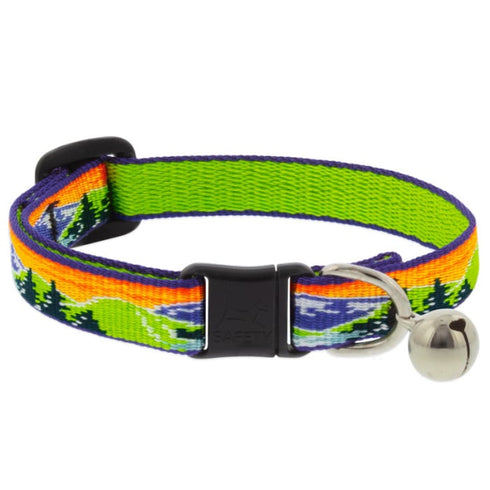 Lupine Safety Breakaway Cat Collar with Bell - 1/2" x 8-12" - High Country