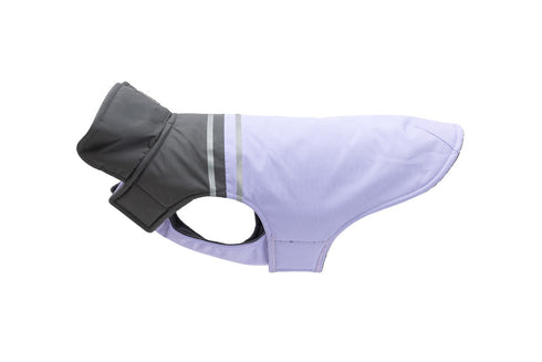 RC Pets Vista Dog Coat - Size 18 - Lilac & Grey